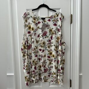 J. Jill 4X Floral Tank NWT